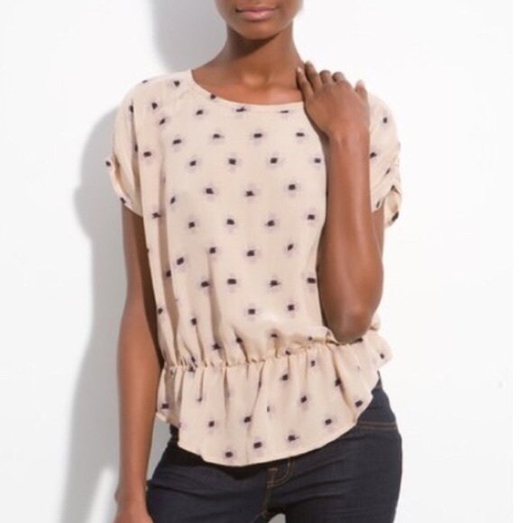 Joie Tops - Joie Silk Sis Peplum Blouse